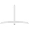 Ekena Millwork Bellingham Architectural Grade PVC Gable Bracket, 108"W x 72"H x 2"D x 6"F, 16/12 Pitch GBP108X72X0206BEL00 - alternate 5